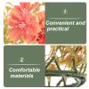 Cabilock Candle Wreath Artificial Flower Decor for Autumn Weddings Thanksgiving Centerpiece Fall Leaves Lifelike Floral Tabletop Decoration view 3