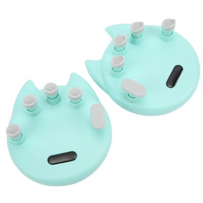 2Pcs Piano Finger Trainer Hand Grip Pressing Exerciser Tool for Posture Correction, Made of ABS and Silicone, Compact Size, Lightweight, Ideal for Musicians and mini