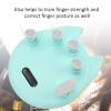 2Pcs Piano Finger Trainer Hand Grip Pressing Exerciser Tool for Posture Correction, Made of ABS and Silicone, Compact Size, Lightweight, Ideal for Musicians and mini view 2