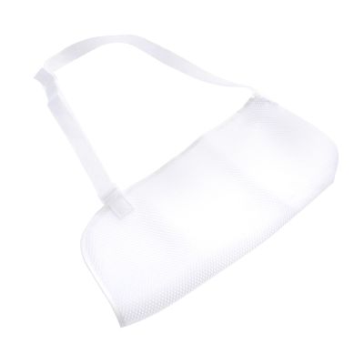 SHERCHPRY Adjustable Arm Sling Breathable Mesh Shoulder Immobilizer for Comfort and Support for Fractured Arms and Injuries Lightweight Sling White