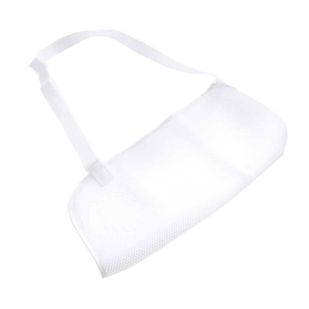 SHERCHPRY Adjustable Arm Sling Breathable Mesh Shoulder Immobilizer for Comfort and Support for Fractured Arms and Injuries Lightweight Sling White