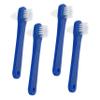 DEARMAMY 4Pcs Portable Brush Double Heads Toothbrushes for Travel Compact and Lightweight Design Safe Material Ergonomic Handle for Cleaning view 1