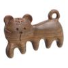 EXHUMKY Wooden Scalp Massage Comb Lovely Tiger Shaped Sandalwood Gua Brush for Scalp Relaxation and Portable Spa Tool for Home and Travel Use view 1