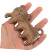 EXHUMKY Wooden Scalp Massage Comb Lovely Tiger Shaped Sandalwood Gua Brush for Scalp Relaxation and Portable Spa Tool for Home and Travel Use view 4