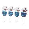 Healifty 4pcs Cute Dish Sponges Highly Absorbent Kitchen Scrubbers for Dishes Non-Scratch Compressed Sponge for Household Cleaning Tasks Adorable Design for Fun Chores view 1