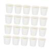 SOLUSTRE 200pcs Disposable Paper Tasting Cups White Sample Cups for Drinks Sauces Party Use for Bathrooms Outdoor Activities Events view 1