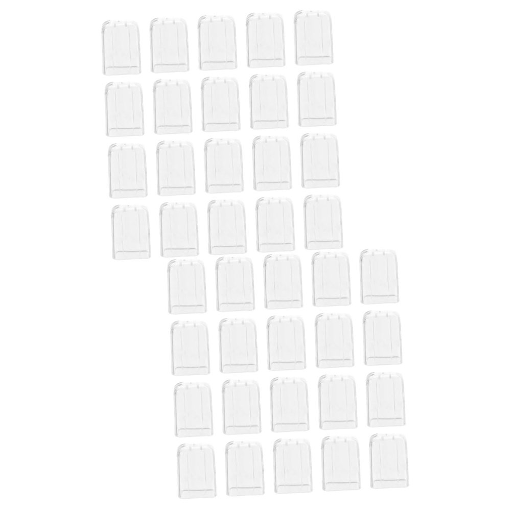 SAFIGLE 40pcs Toothbrush Covers Compatible Toothbrush Accessories Dust Caps for Travel Camping and Home Use