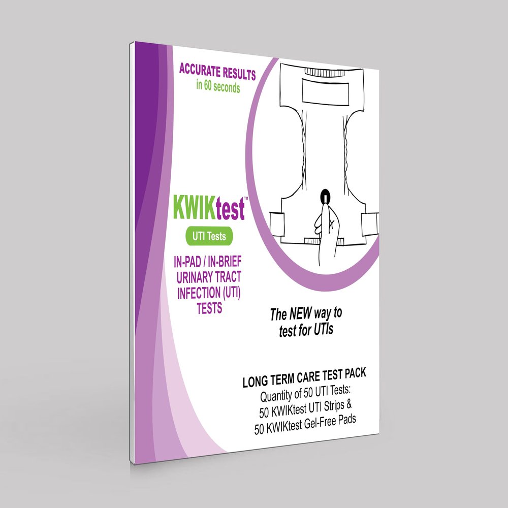 in-Pad/in-Brief UTI Screening Tests (50) - Long Term Care - Rehab - Homecare