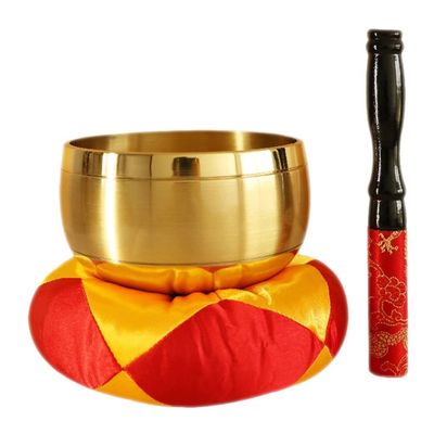 HIONJIN Copper Spiritual bowl Handmade Practical Spiritual Prayer bowl Buddha Sound bowl
