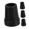 WRITWAA 4pcs Walking Stick Caps Trekking Pole Tips Replacement Protectors Slip Crutch Foot Pad for Seniors view 1