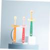 DEARMAMY 3pcs Boys and Girls Toothbrush Teething Boys and Girls Toothbrushes Rotatable view 3