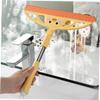 BUGUUYO 2Pcs Bath Squeegee for Efficient Window Shower and Mirror Cleaning Lightweight and Portable Scrubber Tool for Rvs Bathrooms and Floors Yellow and Green view 4