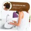 PRETYZOOM 2Pcs Kitchen Scrub Towels Reusable Dish Cleaning Pads for Pots and Pans Non Scratch Kitchen Accessories Effortless Grime Removal Comfortable Grip Design view 4