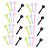TOVINANNA 100Pcs Mini Disposable Sporks Cake Fork and Spoon for Desserts Portable and Lightweight Tableware for Parties Home and Restaurants No Cleaning Required view 1