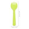 TOVINANNA 100Pcs Mini Disposable Sporks Cake Fork and Spoon for Desserts Portable and Lightweight Tableware for Parties Home and Restaurants No Cleaning Required view 2