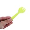 TOVINANNA 100Pcs Mini Disposable Sporks Cake Fork and Spoon for Desserts Portable and Lightweight Tableware for Parties Home and Restaurants No Cleaning Required view 3