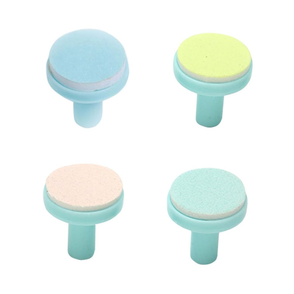 Baluue 4pcs Electric Nail Trimmer Replacement Grinding Safe Nail File Refills for Newborns and Easy to Install Ergonomic Design for Gentle Trimming
