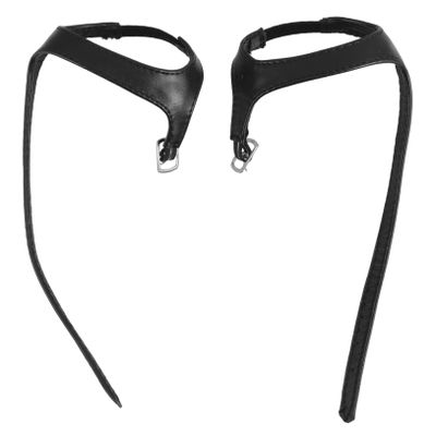 Healeved Detachable Anti-slip Ankle Straps for High Heels Pu Shoe Straps with Buckle for Secure Fit for Casual and