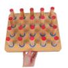 Abaodam Wooden Finger Rehabilitation Pegboard for Hand Therapy Finger Dexterity and Fine Motor Skills Exercise Board for Hospitals Clinics and Home Use view 4