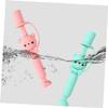 Ipetboom Silicone Toothbrush for Boys and Girls Boy Girl Learning Toy Age Bristles Toothbrush Safe Oral Care Random Color view 3