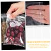 FRCOLOR 400pcs Self Sealing Clear Bags for Cookies Snacks Treats Pe Packaging for Small Business Home Use Resealable Snack Bags Transparent Design view 3