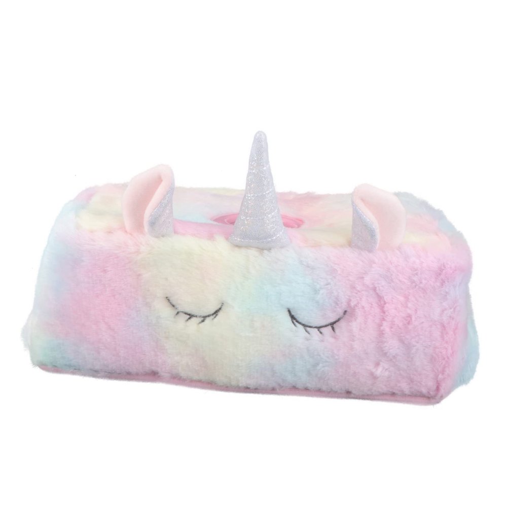 BUGUUYO 1pc Unicorn Decorative Paper Holder Plush Tissue Box Bathroom Tissue Organizer Unicorn Decor Home Accessory