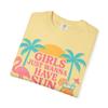 Girls Just Wanna Have Sun: Miami Beach Vibes, Tropical Summer Artwork Comfort Colors Girls Trip Butter view 4