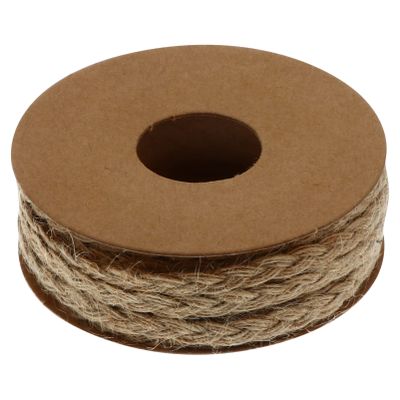 ARTIBETTER 1Roll Jute Ribbon Yards for Wedding Crafts Vintage Present Wrapping Decorative Braided String for Arts DIY Projects for Parties and Celebrations