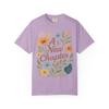 A New Chapter: Floral Inspirational Art Comfort Colors Single Ladies Orchid view 1