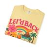 Lei'd Back Vibes: Vibrant Hawaiian Tropical Design Comfort Colors Girls Trip Butter view 4