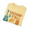 Austin's Vibrant Spirit: Yeehaw & Y'all Graphic Art Comfort Colors Girls Trip Butter view 4