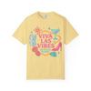 Viva Las Vibes: Retro-Inspired Las Vegas Graphic Art Comfort Colors Girls Trip Butter view 1