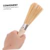 Ciieeo 3pcs Elegant Bamboo Pot Brush Set Dish Scrubbers Kitchen Brush Wok Cleaning Pot Set Safe view 4