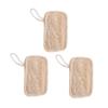 UTHCLO 3pcs Natural Loofah Brush Dish Cleaning Sponge Kitchen Utensils Multi-Purpose Cleaning Tool view 1