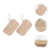 UTHCLO 3pcs Natural Loofah Brush Dish Cleaning Sponge Kitchen Utensils Multi-Purpose Cleaning Tool view 3