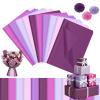 Qilery 500 Sheets Purple Tissue Paper Bulk for Gift Bags and Flower Wrapping 15 x 20 Inch Acid Free Packaging Paper Sheets for Wedding, Bridal Shower, Mother's Day, DIY Crafts, Shipping Supplies view 1