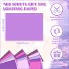 Qilery 500 Sheets Purple Tissue Paper Bulk for Gift Bags and Flower Wrapping 15 x 20 Inch Acid Free Packaging Paper Sheets for Wedding, Bridal Shower, Mother's Day, DIY Crafts, Shipping Supplies view 3