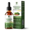 12-in-1 Organic Moringa Drops with Ashwagandha Turmeric Quercetin, Lipsomal 98% Absorption & Extract for Energy Immune Joint Digestive Metabolism, Vegan Non-GMO, More Potency Than Moringa Powder view 1