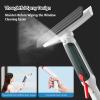 RRRYYYZZ 75'' Spray Squeegee for Window Cleaning with 4-Section Extension Pole, 4 in 1 Shower Squeeze for Glass Door and Tile Window Washer with Sewage Collector and 5 Pads view 3