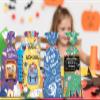 100 Pcs Back to School Party Cellophane Bags Candy Cookie Treat Bags with Twist Ties 4 Designs School Bus Blackboard school Bag Plastic Favor bags for Back to school Party Favor Supplies Decorations view 4