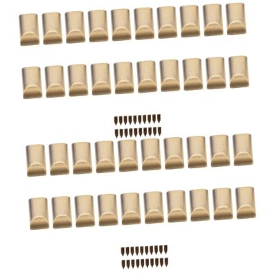 HOMSFOU 60pcs Zipper Tail Stop with Screws Sturdy Zipper Stoppers for Jackets Bags and Projects Easy to Install