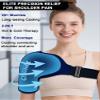 Chilmax Shoulder Ice Pack Wrap, Reusable Hot and Cold Therapy Compression Wrap for Rotator Cuff, Arm, and Shoulder Periarthritis Pain Relief, Fatigue Reduction, Post-Surgical Rehabilitation view 2