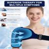 Chilmax Shoulder Ice Pack Wrap, Reusable Hot and Cold Therapy Compression Wrap for Rotator Cuff, Arm, and Shoulder Periarthritis Pain Relief, Fatigue Reduction, Post-Surgical Rehabilitation view 3