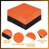 100Pcs Orange and Black Paper Napkins Black Orange Graduation Napkins Cocktail Beverage Napkin Disposable Hand Towels for Bathroom Dinner Napkin for Graduation Party Decorations Wedding Birthday view 2