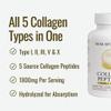 Dear Apothecary Collagen+ Multi Peptides - Types I II III V X - Hydrolyzed Bovine Fish Chicken Eggshell Avian - Premium Collagen Protein - Grass Fed Wild Caught Cod Skin - Non-GMO - 90 Capsules view 2