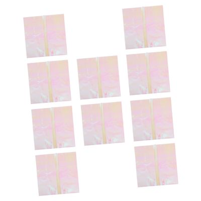 VALICLUD 10sheets Iridescent Flower Packaging Paper Wrapping Film for Floral Bouquets and Crafts Smooth for Elegant Present Wrapping