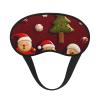 Happy Christmas Sleep Mask for Men Women Blackout Eye Masks for Sleep, Relaxing Zero Pressure Night Blindfold Soft Breathable Eye Cover for Travel, Night Work, Nap, Office view 1
