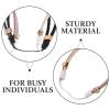 FOMIYES 6pairs High Heel Shoe Straps Replacement Laces for Pumps Sandals Slippers Rhinestone Detail Elastic view 3