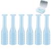 6PCS Hard Contact Lens Remover Tool with Storage Box Contact Lens Case Inserts Removes Reusable Suction Cup Remover Contact Plunger Eye Contact Remover for RGP/OK/Hard Lenses Daily Care (blue) view 1