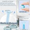 6PCS Hard Contact Lens Remover Tool with Storage Box Contact Lens Case Inserts Removes Reusable Suction Cup Remover Contact Plunger Eye Contact Remover for RGP/OK/Hard Lenses Daily Care (blue) view 2